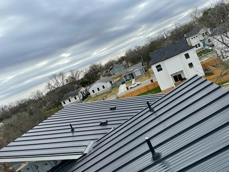 Standing seam metal roof panels with vents for Skylight Repair in Cohoes